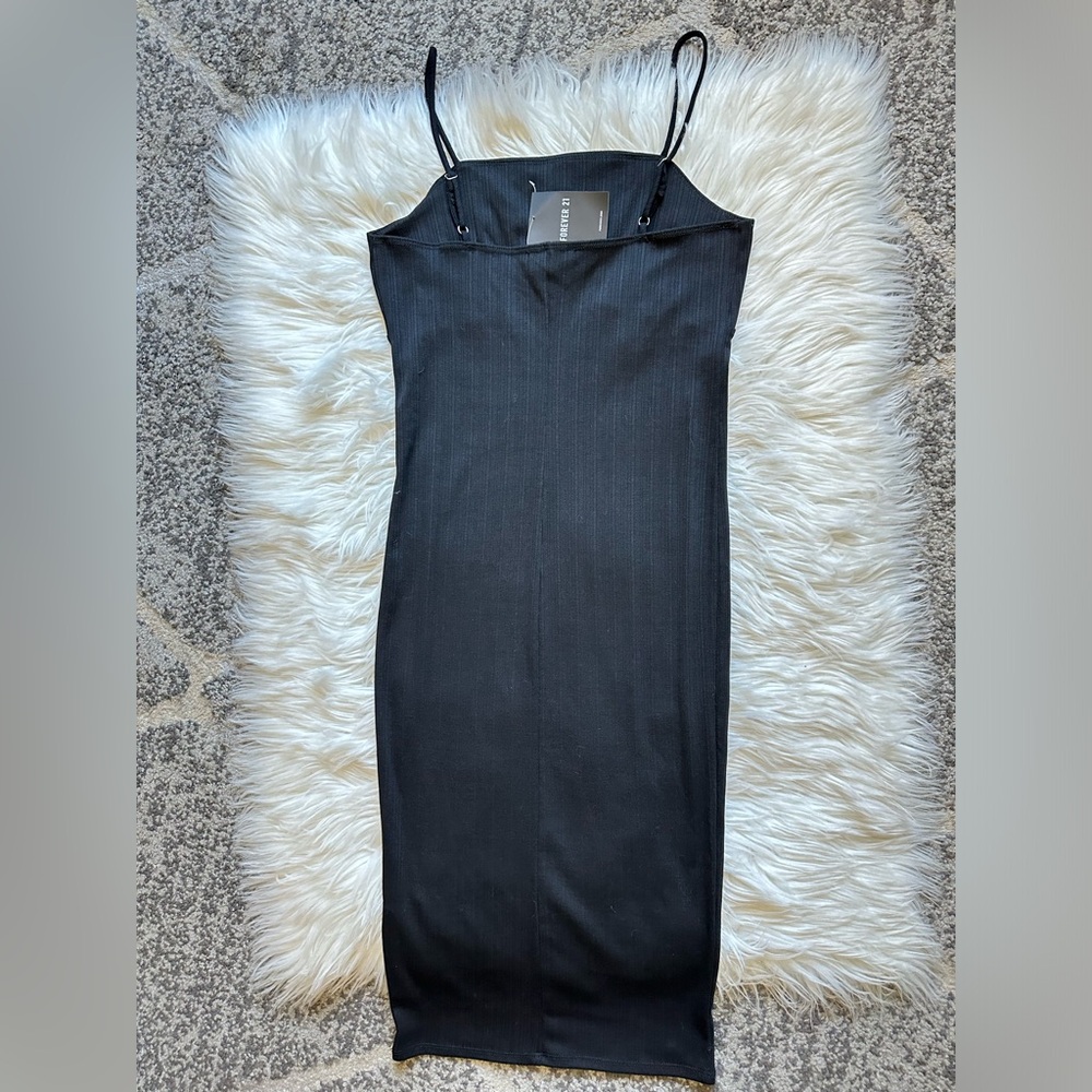F21 ribbed square neck midi dress - Picture 7 of 7